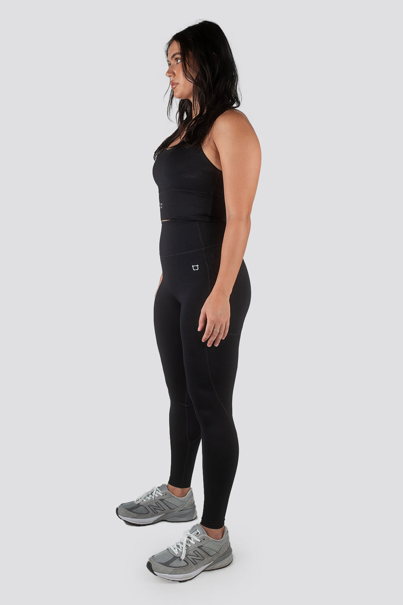 Sweetheart V2 Highwaisted Leggings - Black