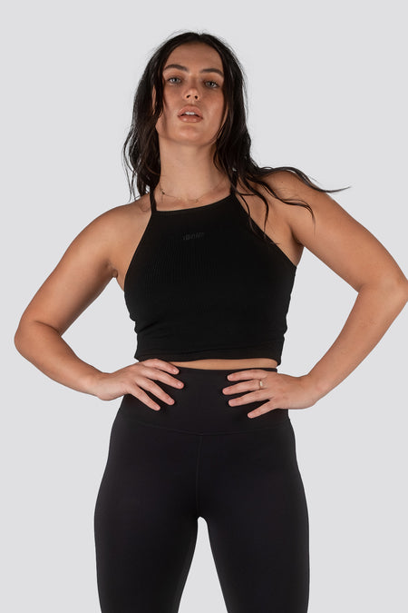 Vibe X V2 Supportive Cropped Tank - Rose