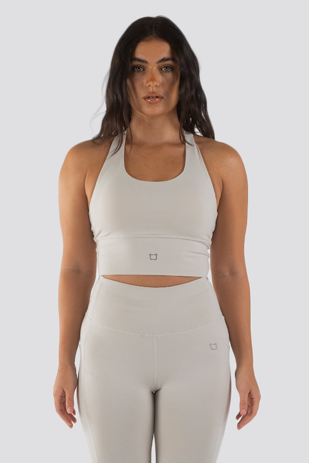 Vibe X V2 Supportive Cropped Tank - Arctic White